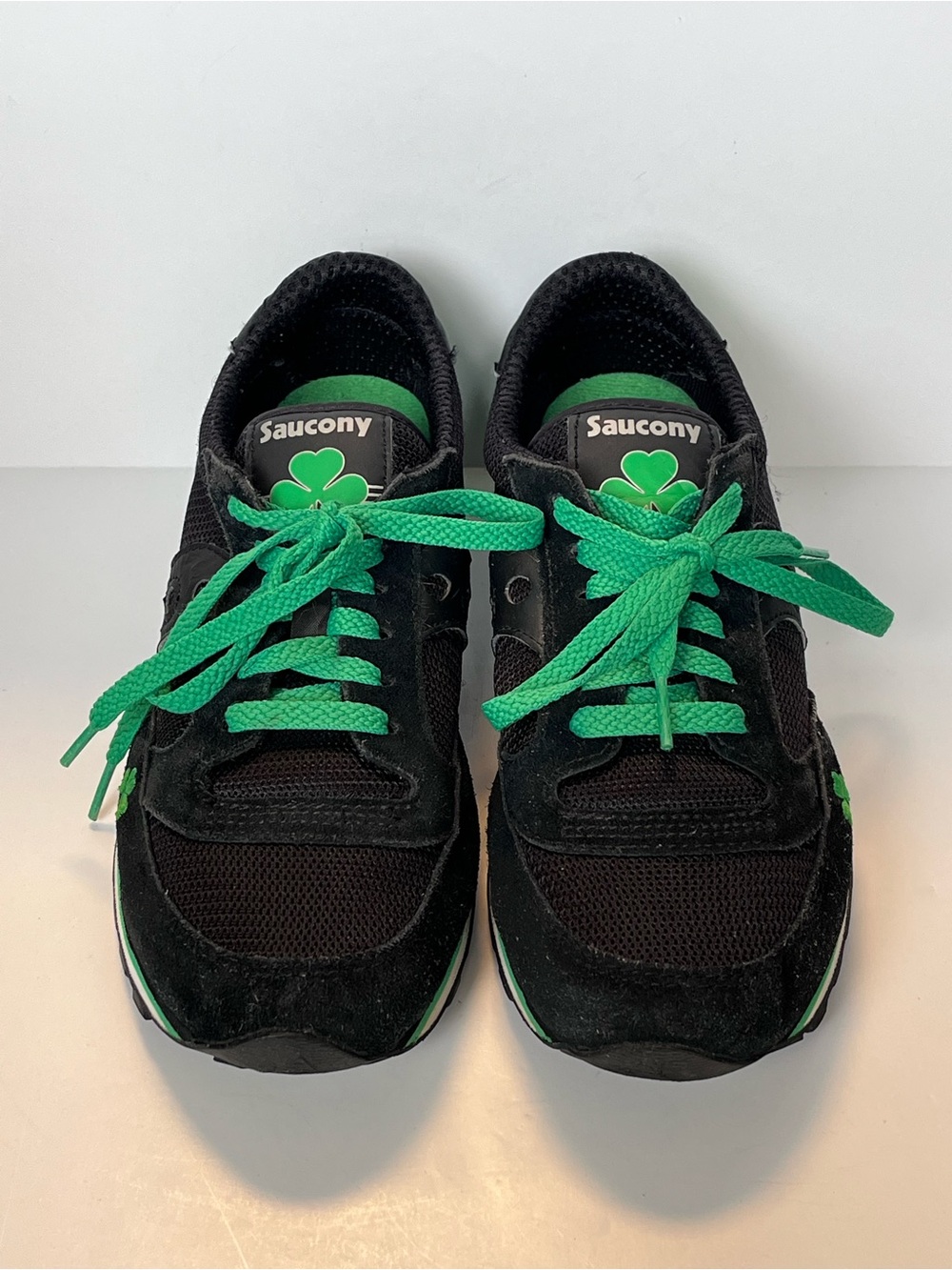 Saucony Jazz Low Pro Shamrock St Patrick’s Day Green Black Men’s 7 Women’s 8.5